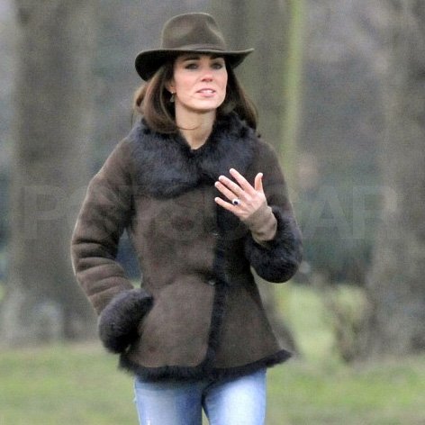 Note Kate is wearing her engagement ring We rarely see her wearing it
