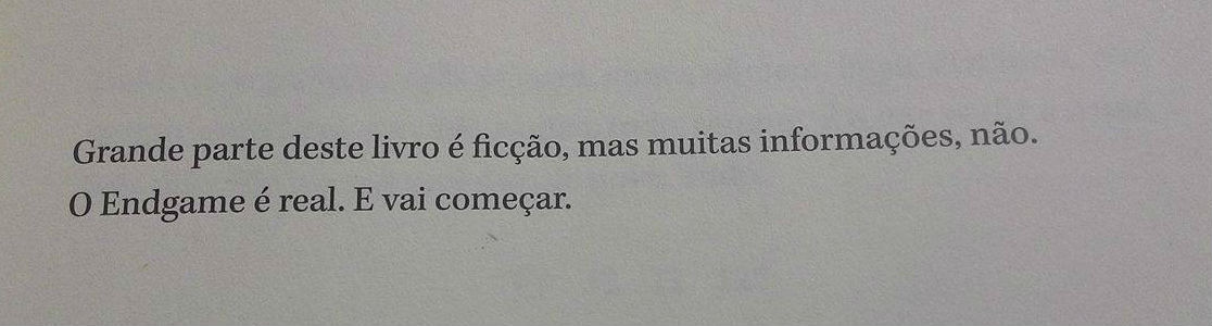 Vale a pena ler: Endgame - O Chamado