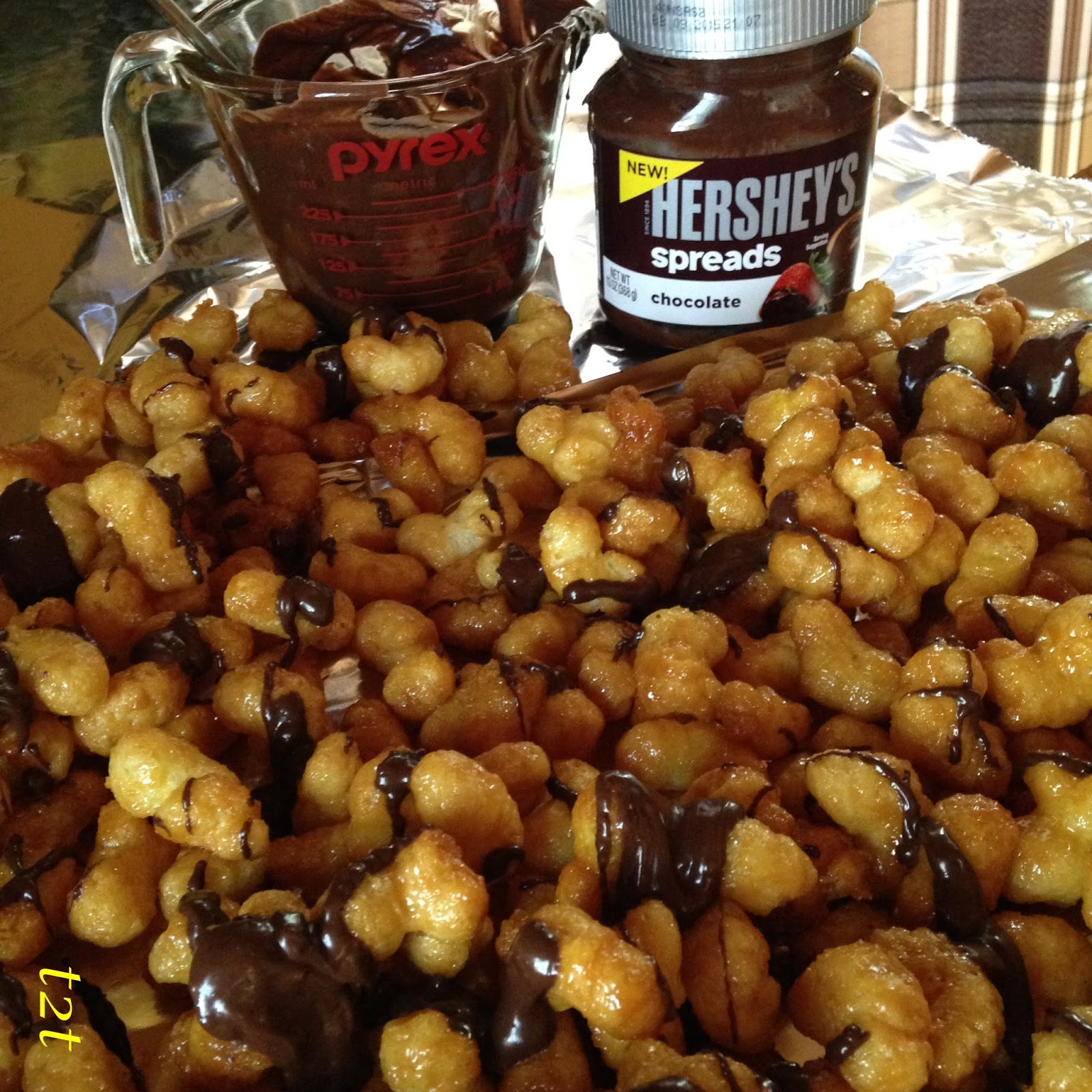 peanut butter puff corn