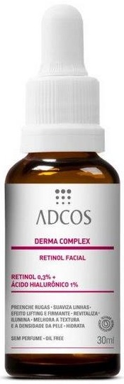ADCOS Derma Complex Retinol Facial anti idade, renovação celular, mais viço para a pele, cosmético anti idade e anti rugas