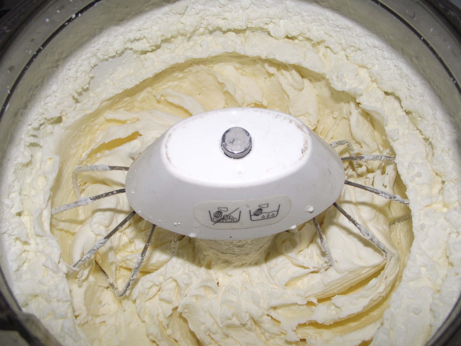 Country Mom at Home Making Butter With a Mixer