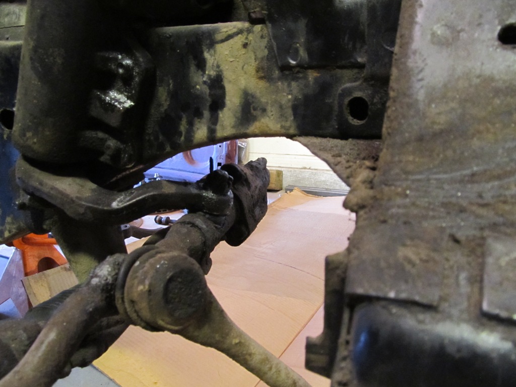 Power Steering linkage removal