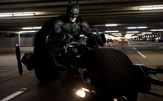 The Dark Knight Rises Batman on Batmobile HD Wallpaper