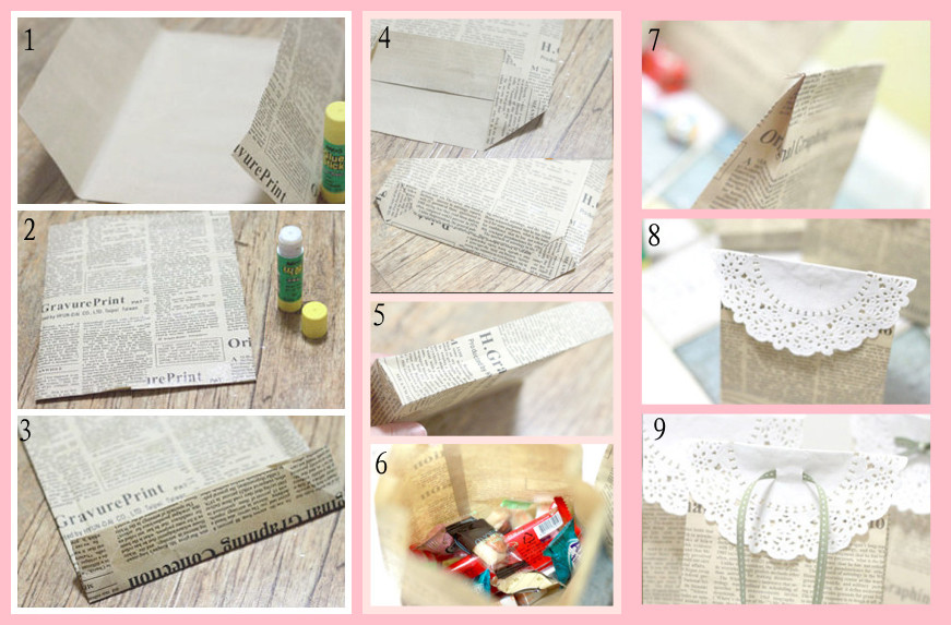 PartyDQ DIY Party How to Make a Newspapermade Gift Bag