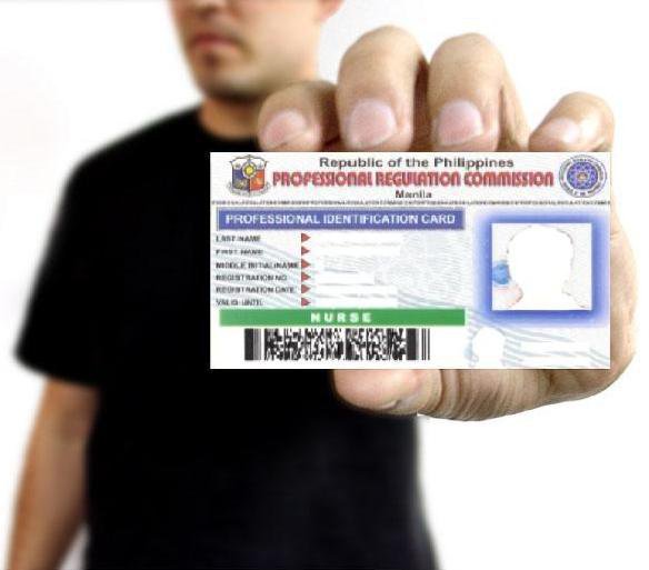 parts of a prc license card