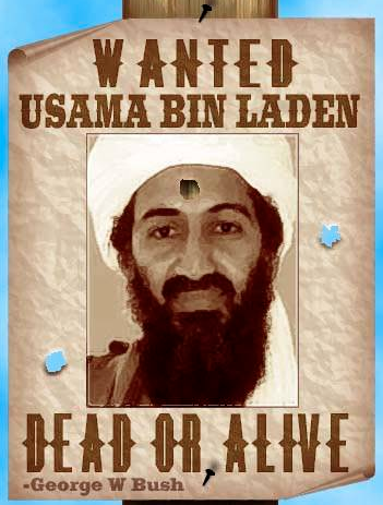 death of Osama Bin Laden, Back to Bush and Bin laden. death of Osama Bin Laden,