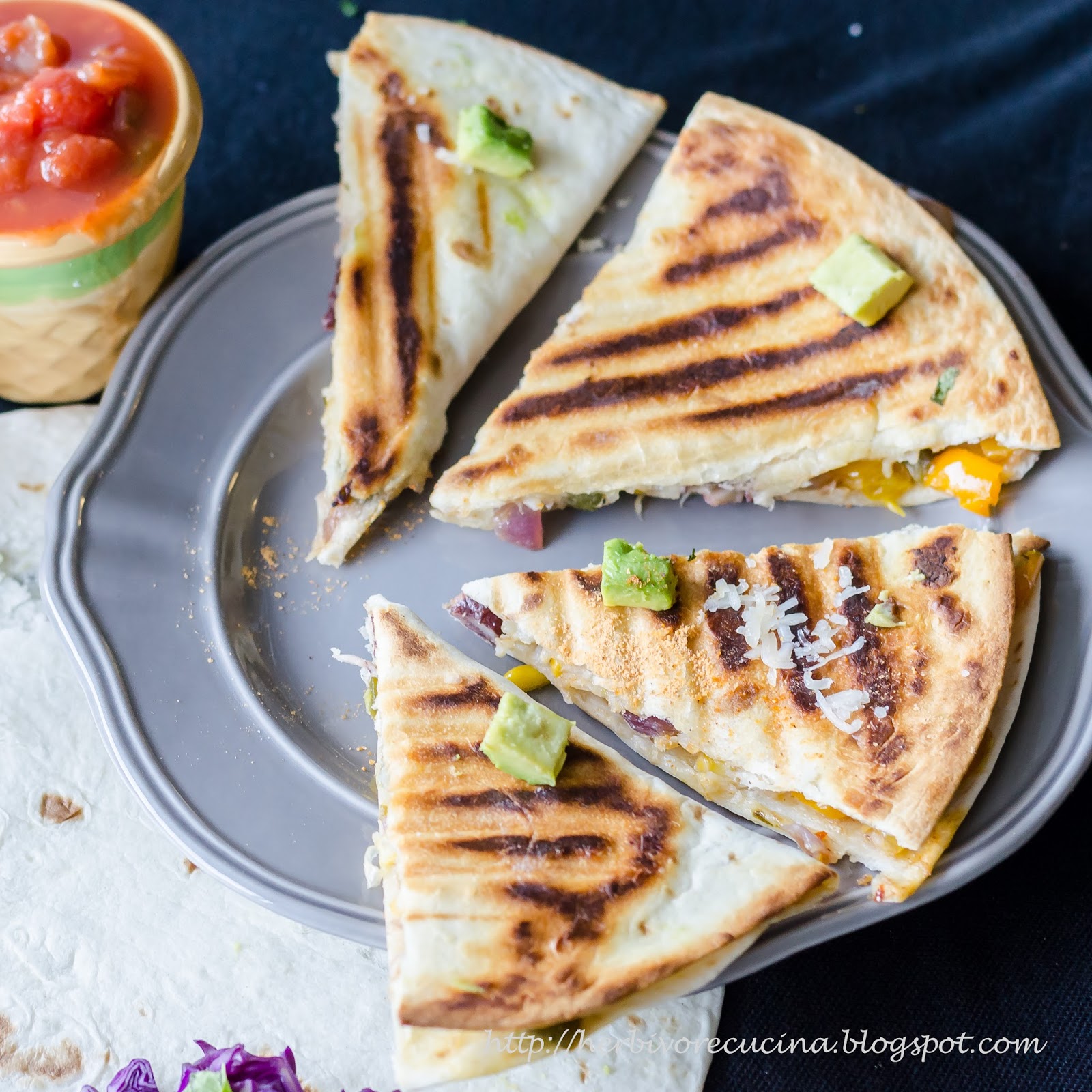 Herbivore Cucina Vegetarian Bean Quesadilla