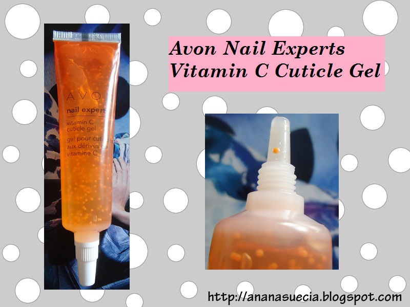 Ana na Suécia Revisão Avon Nail Experts Vitamin C Cuticle Gel