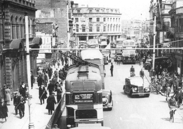 Commercial Road in the late 1950's