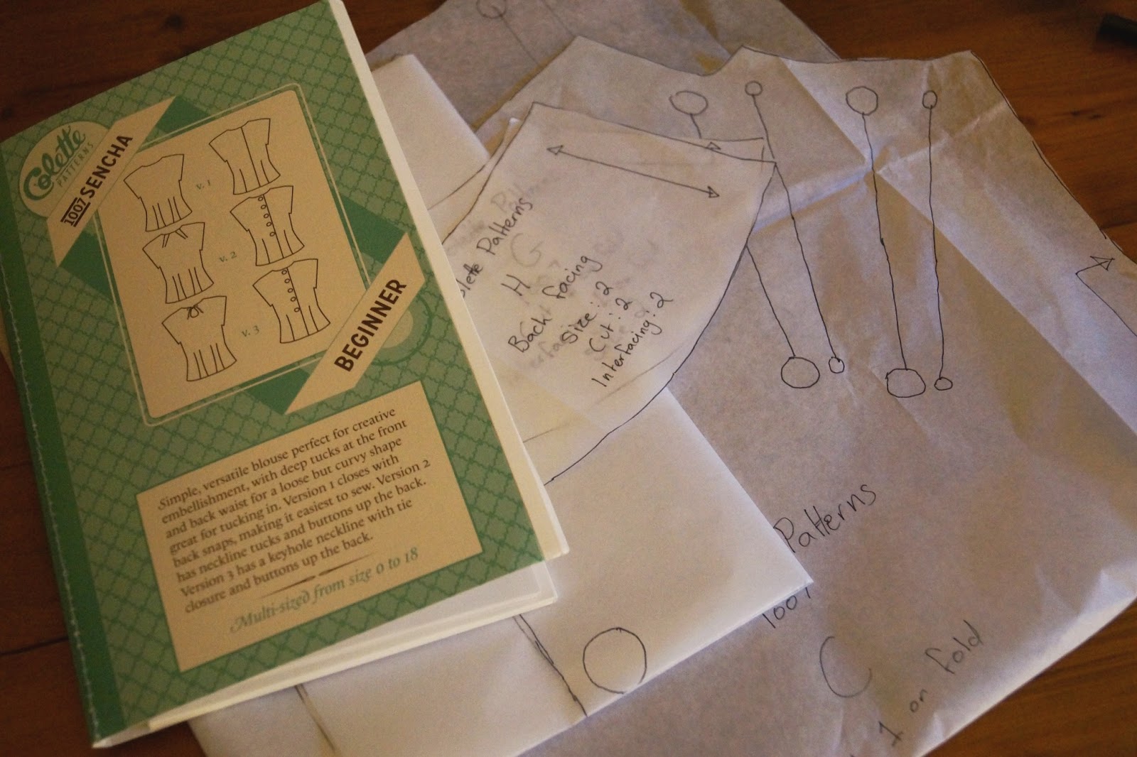 Buckingham Road Burda Style tracing paper.