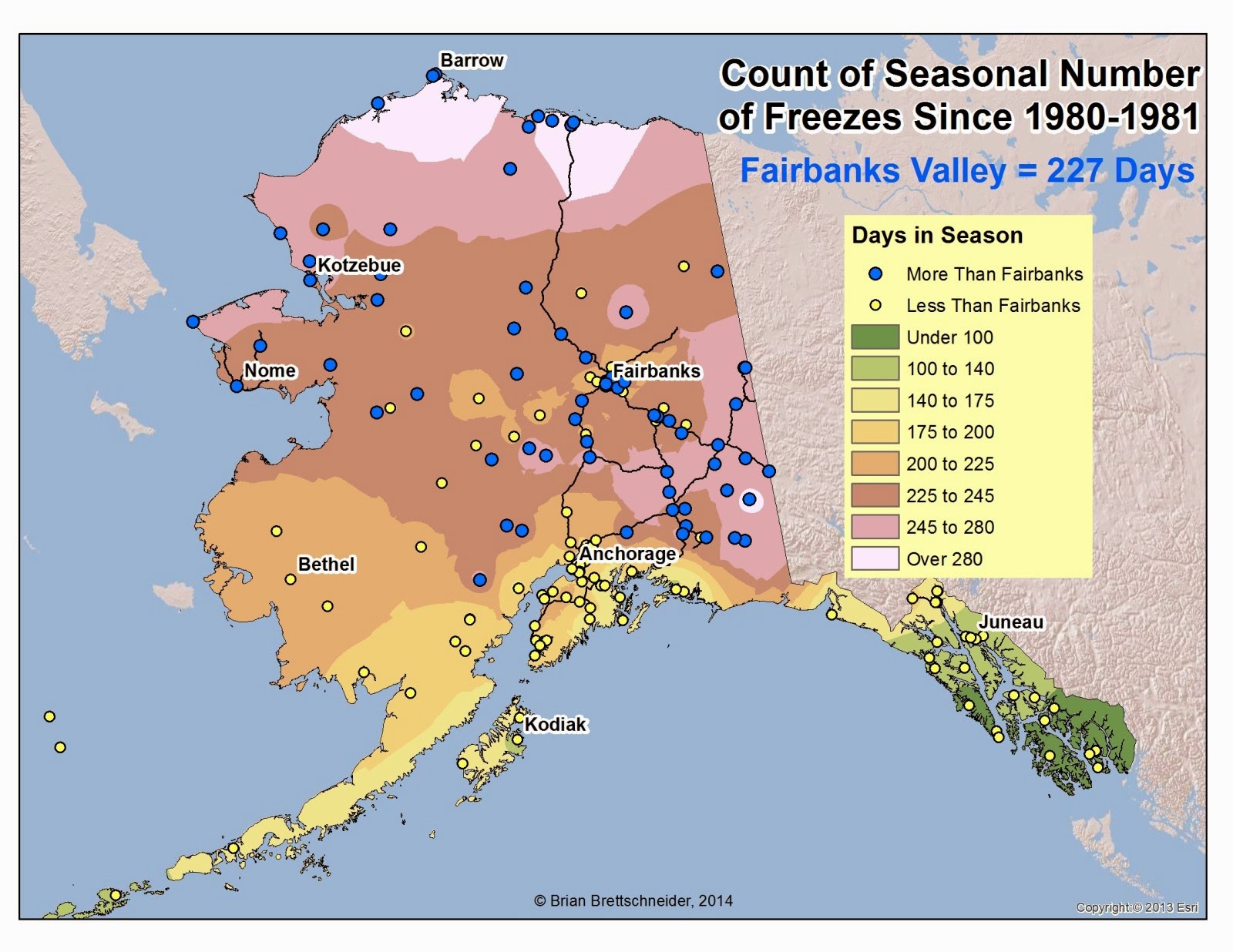 Deep Cold Alaska Weather Climate Season Of Freezing Temperatures