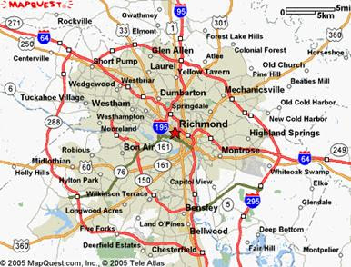 Pdf map Richmond Virginia