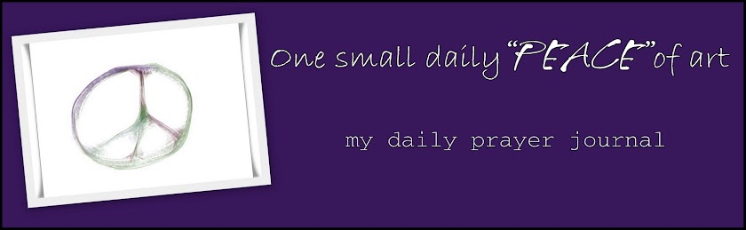 One small daily "PEACE" of art- my devotional prayer blog