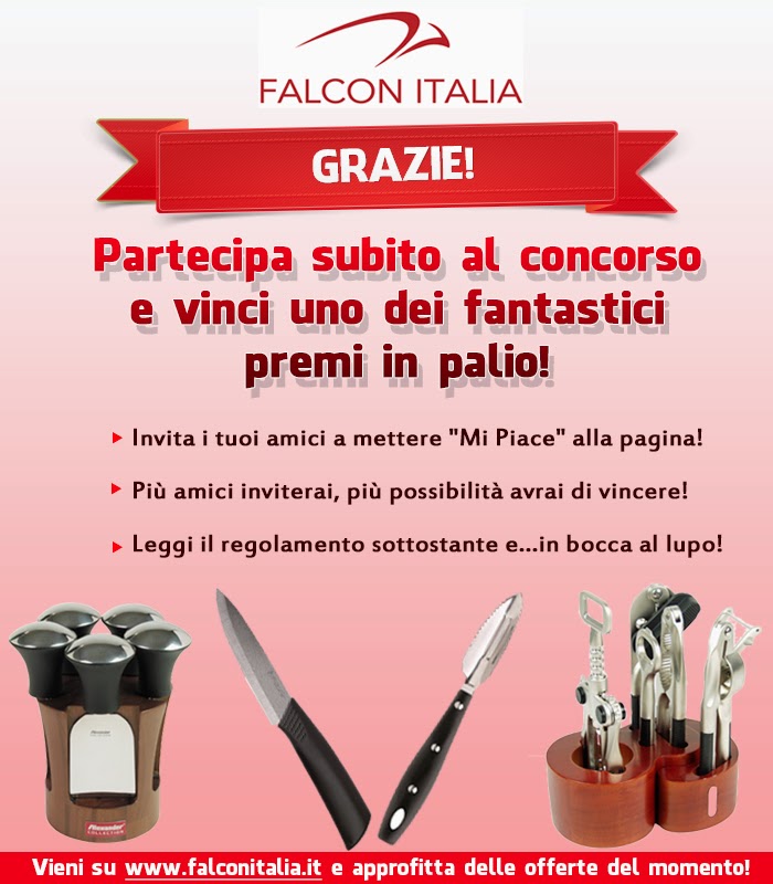 PROMO€RISPARMIO concorso falcon italia e vinci accessori da cucina