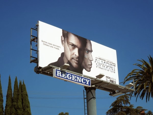 Almost Human billboard Almost Human billboard