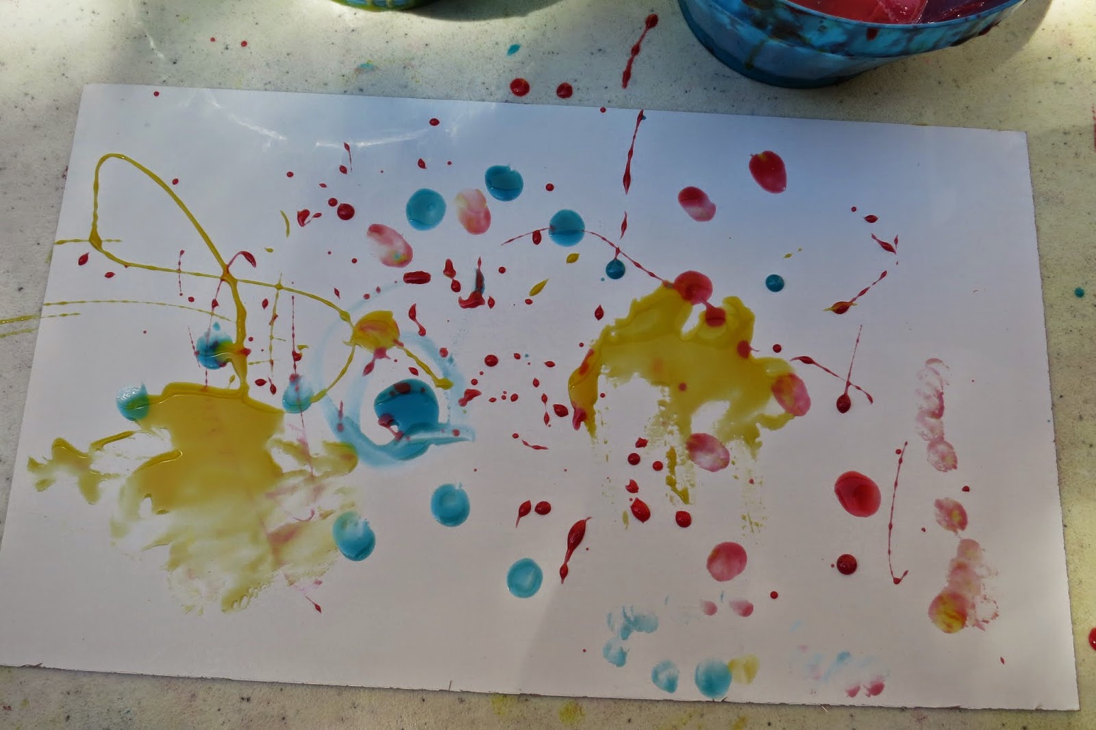 library makers: Toddler Art Class: Painting Branches