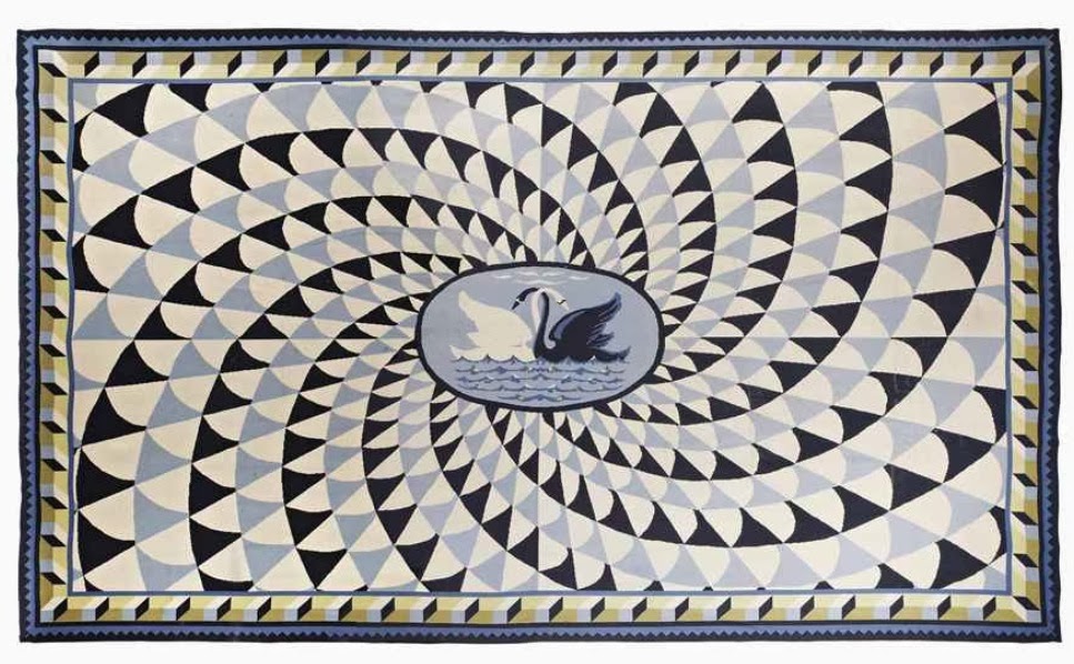 Louis Vuitton Black and White Print Wallpaper Doormat - REVER LAVIE