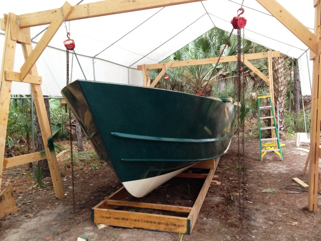 Great Alaskan 28ft Boat Build We got the boat flipped over and sitting