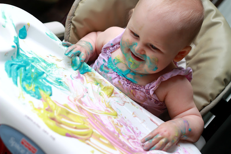 The Intentful Life DIY Edible Baby Finger Paints