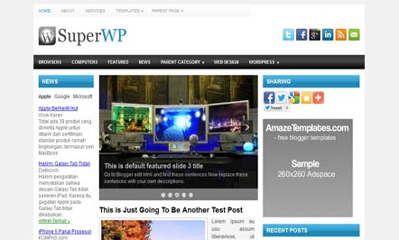 Business Solutions Blogger Template