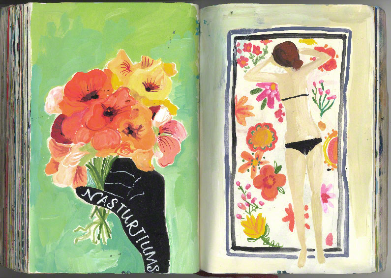 August Wren Sketchbook Tips, How to Choose What to Paint