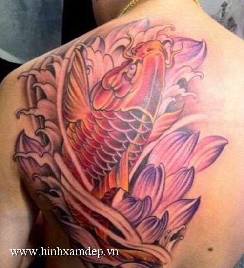 Hình xăm cá chép đẹp - 29
