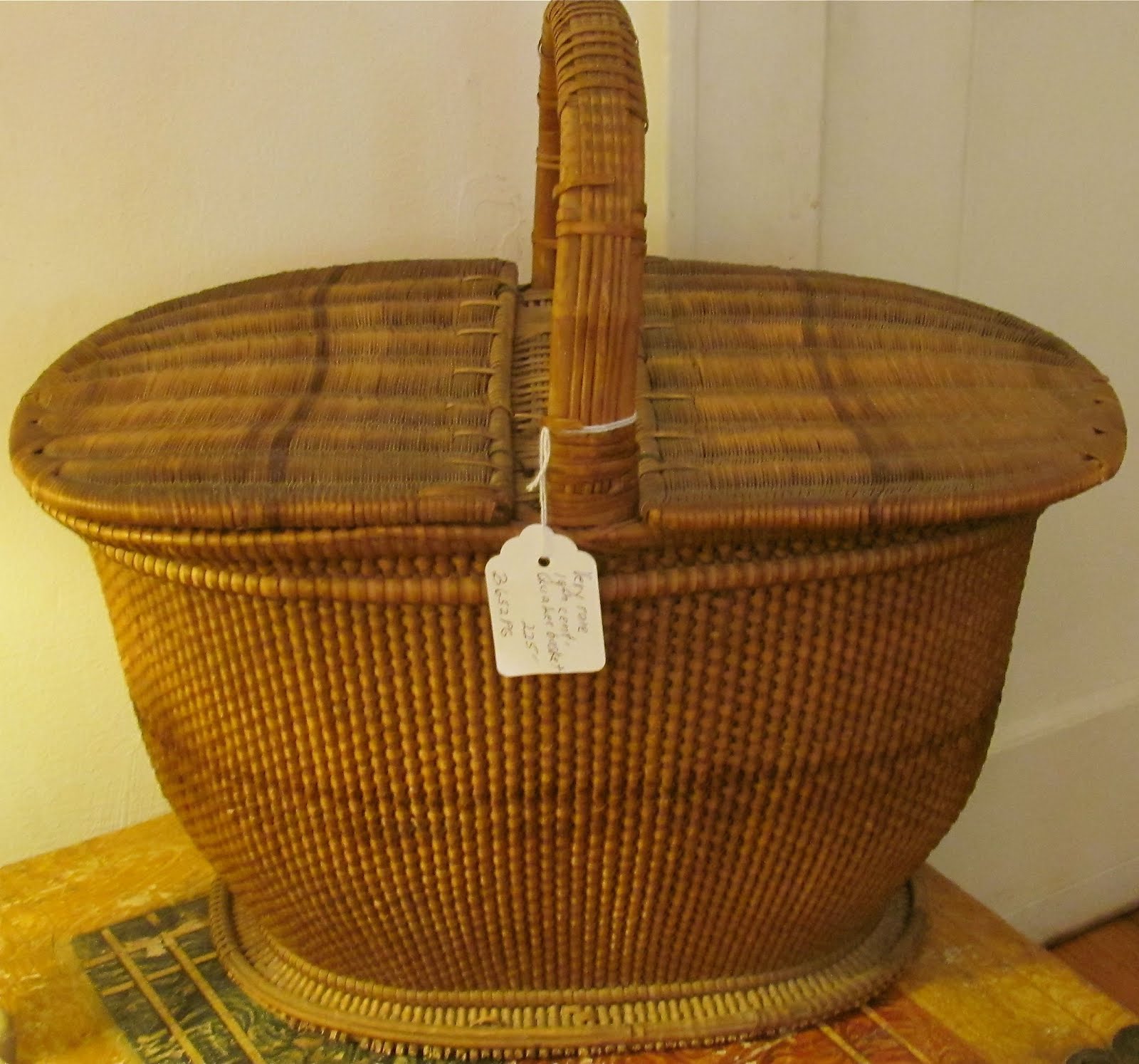 19th Century Quaker Basket Red Hook Antique Center