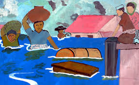 ilustrasi kebanjiran