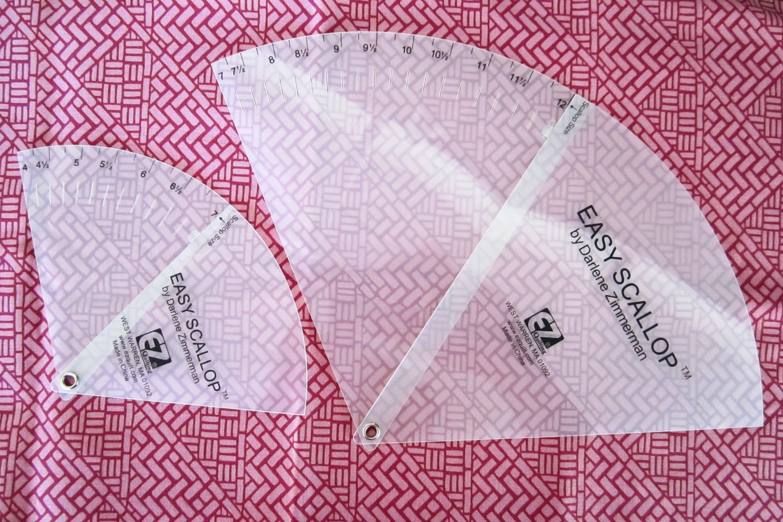 Quarter Incher Easy Scallop Quilt Ruler