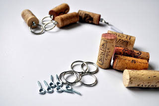 DIY Wine Cork Key Chains Craft