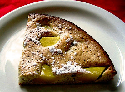 Baked Coconut Mango Pancake Slice