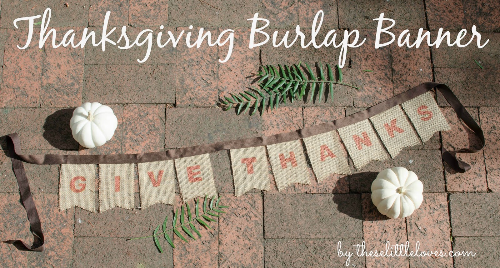 Thanksgiving Burlap Banner