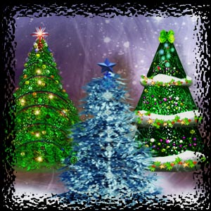 Free scrapbook elements "Christmas Trees" from Mgtcs Digital Art