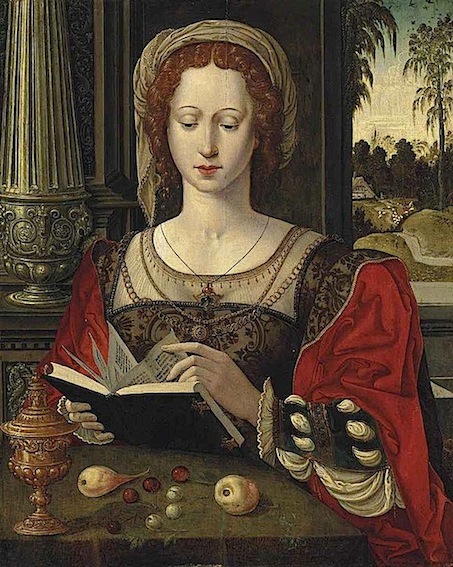 Pieter Coecke van Aelst. Mary Magdalene reading. c. 1500