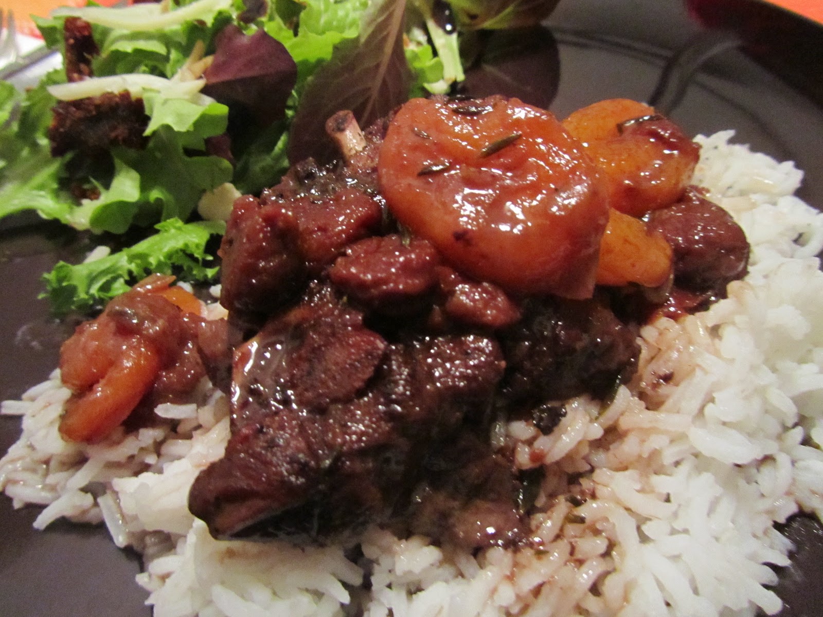 Happy Trails and Tasty Meals Food & Wine Recipe Day ZinfandelBraised Lamb Chops