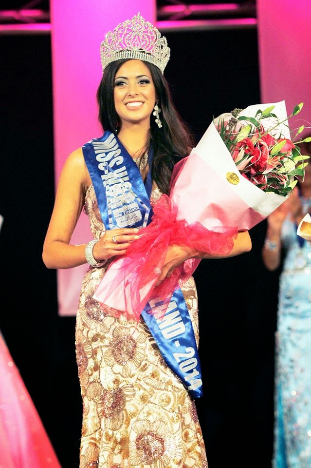 Miss World New Zealand 2014 winner Arielle Diane Garciano