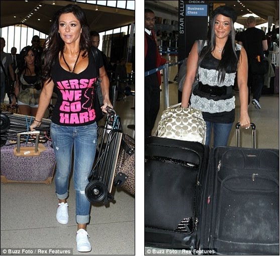 jersey shore season 4 cast. Jersey Shore cast touch down