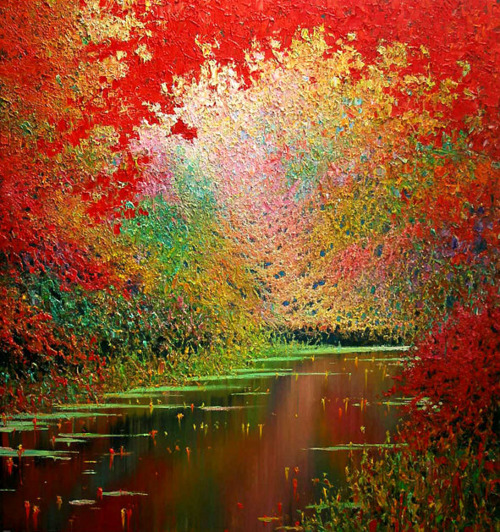 "Landscape Paintings" By Ukrainian Painter 'Taras Loboda 1961' Fine