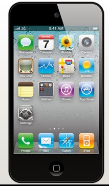 Ipod Touch 4th Gen PSD Ipod Touch 4th Gen PSD