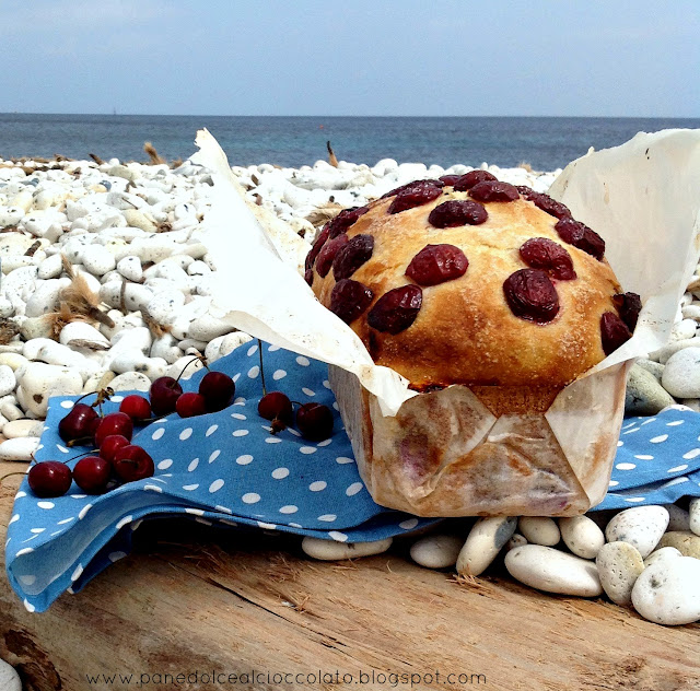 Pan brioche with Cherries a lievitazione naturale PANEDOLCEALCIOCCOLATO