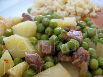 Estufado de Ervilhas com Vitela (Etli Bezelye)
