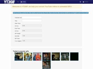 Youtube to GIF موقع yt2gif لتحويل فيديوهات يوتيوب إلى صور متحركة