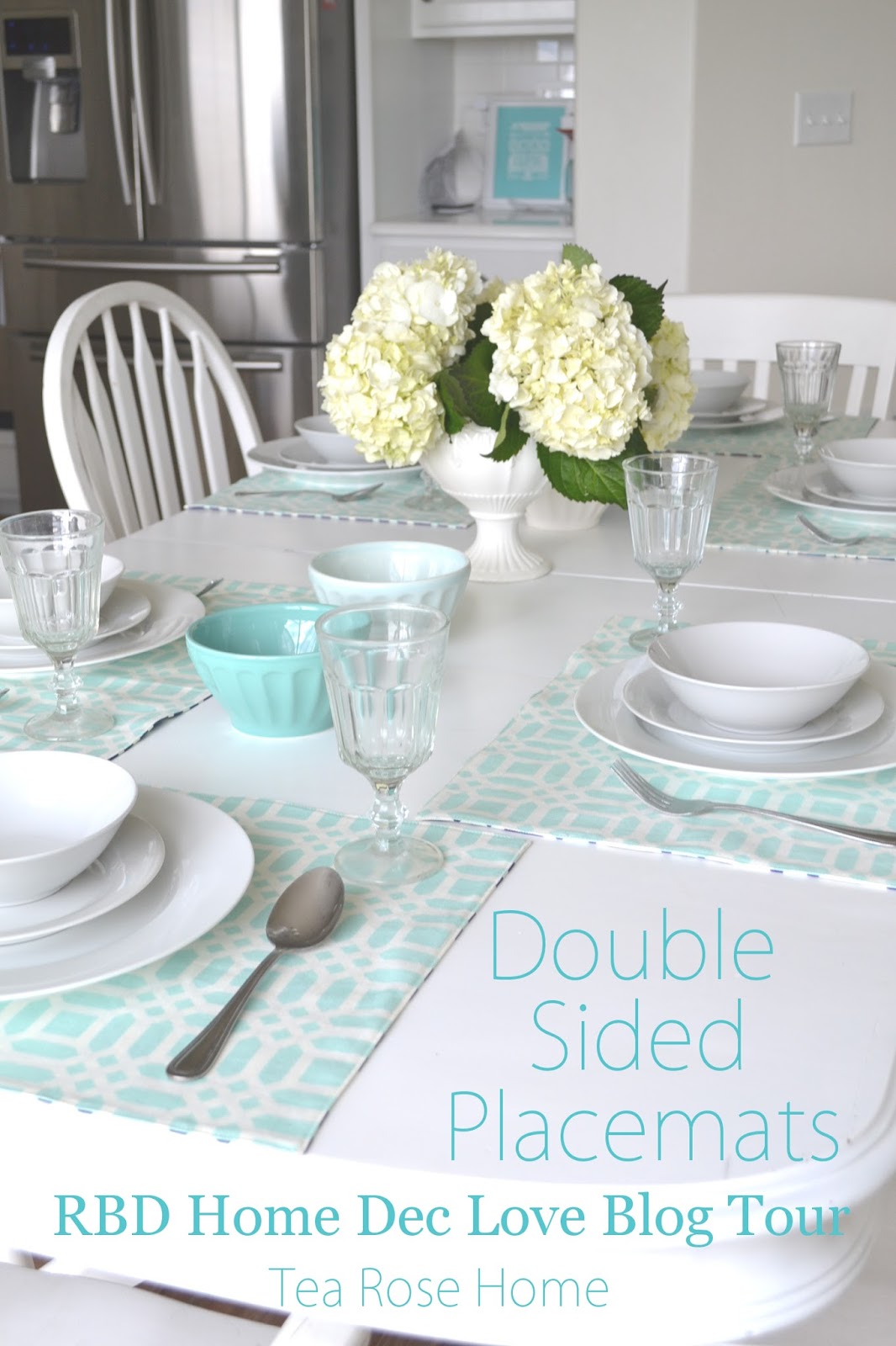 Tea Rose Home Tutorial Double Sided Placemats with Riley Blake