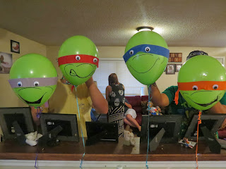 ninja turtle balloons