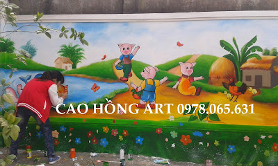 vẽ tranh tường mầm non vẽ tranh tường,vẽ tranh tường mẫu giáo