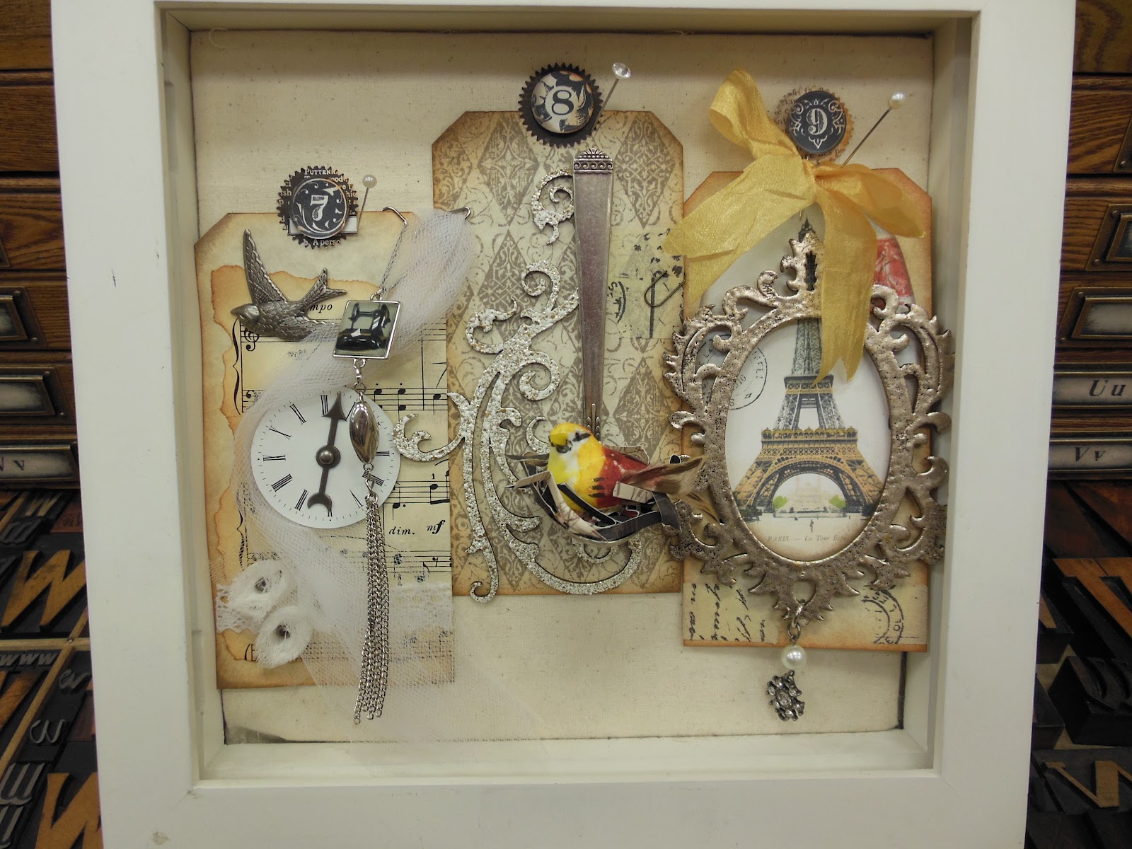 Le Rai Originals Vintage Finds Home Decor Tags 7, 8, 9