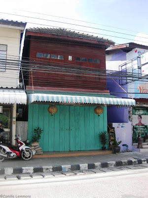 Chinese, Hainan style house in Nathon