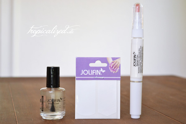 Jolifin base coat nailart pen white tip guides