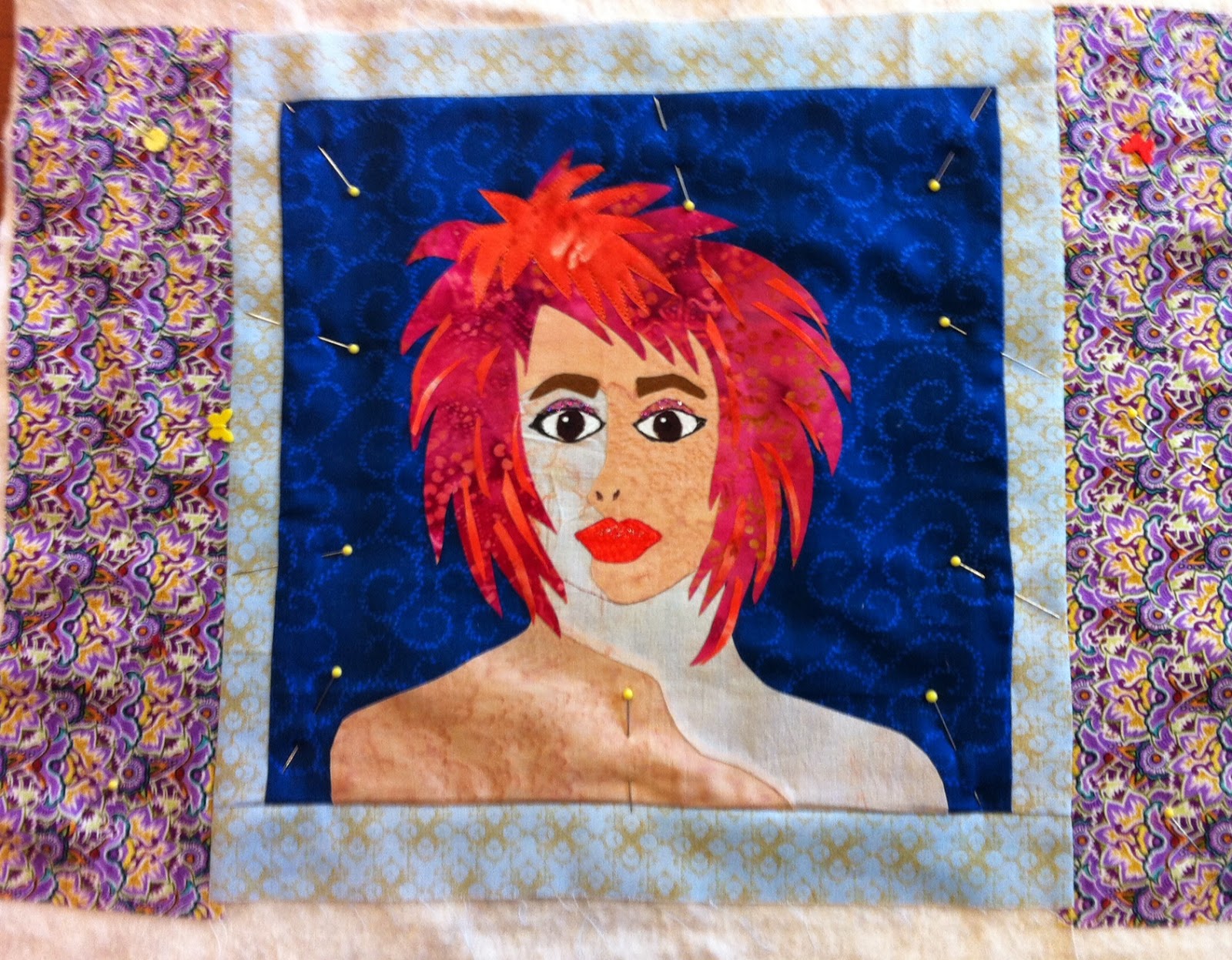 Artsy Chick Quilts Little Traverse Bay Quilt Guild Class Intro To Portrait Quilts