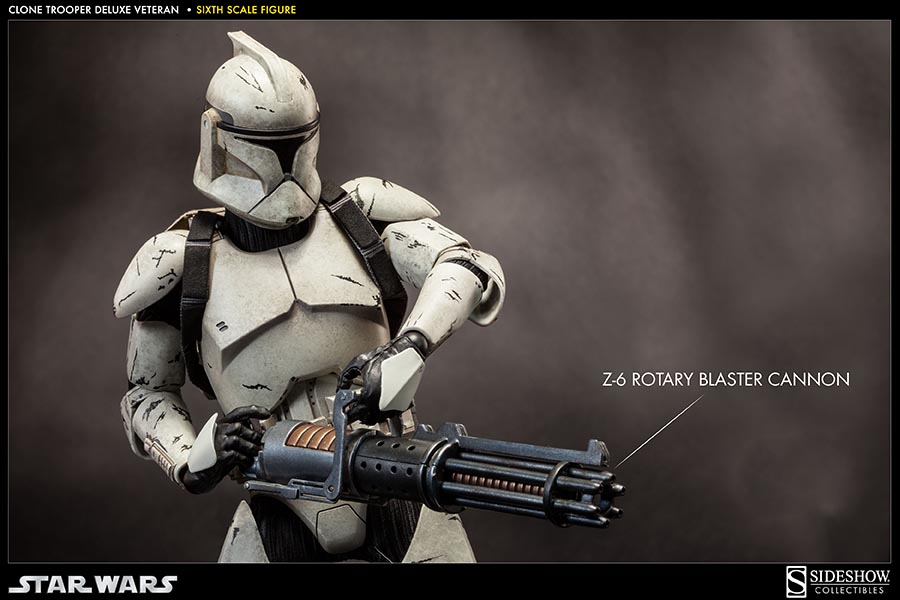 Details about   Custom Star Wars 1/6 Scale Clone Trooper Z-6 Rotary Cannon For 12 Scale Figure